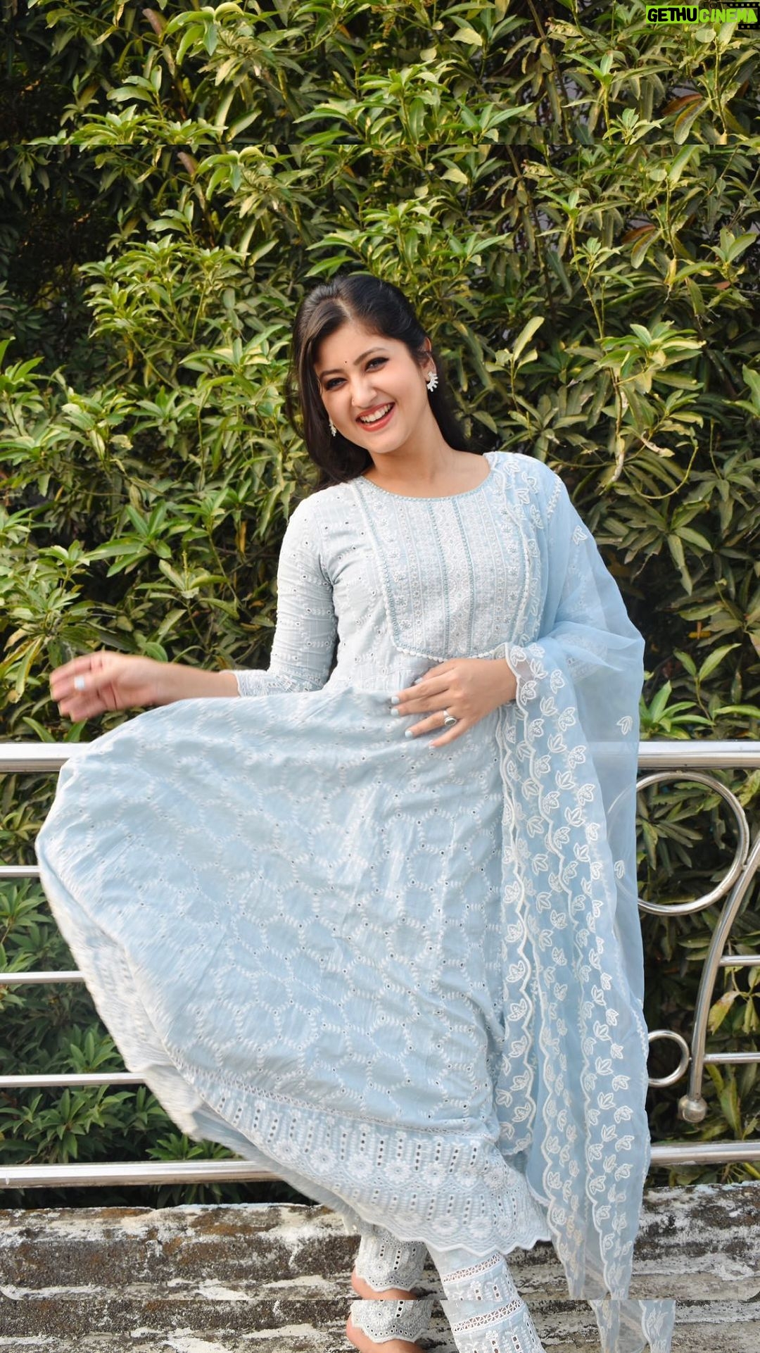Shivani Sangita Instagram - Tike dramebaaz ta au 🤪 Wearing: A summer must have collection by @_twinkle_boutique_ 🩵👗