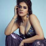 Shraddha Das Instagram – On my worst behaviour 😉
Wearing @kalkifashion 
Styling : @baharberii 
Make up : @raashikashetty 
Hair : @hairbyprem
📸 @keyur_shailesh 
Jewellery : @the_jewel_gallery Mumbai, Maharashtra