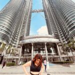 Shraddha Das Instagram - My day in Kuala lumpur summed up ! With @vaibhavimhapsekar 🩶 Wearing @freakinsindia Pr : @viralmantra Kuala Lumpur, Malaysia