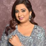 Shreya Ghoshal Instagram - 😜 Outfit: @clothezology_by_aastha Jewellery: @aquamarine_jewellery Stylist: @stylebysaachivj Styling Team: @styledbynikinagda @sanzimehta777 Styling intern: @muskaanparakh Photographer: @ashish_ojha_photography