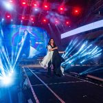 Shreya Ghoshal Instagram - What mad fun at the Engifest of Delhi Technological University #DTU @utkarshwankhedeofficial_ joined us for this amazing concert! Outfit: @sionnahpretcouture Earrings: @koharbykanika Kadas & Rings: @sangeetaboochra Stylist: @stylebysaachivj Styling team: @sanzimehta777 @styledbynikinagda Styling intern: @muskaanparakh 📸 @enoch.rodrigues Big love to @spectal.management @btosproductions