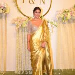 Shriya Saran Instagram - Thank you Amir khan for making us part of your celebration . Congratulations @khan.ira and Nupur You both radiate love and happiness. Wearing @vrk_heritage Blouse by @sithara_kudige Make up @sakpalnilesh267 Hair @priyanka_sherkar1 Andrei is wearing @raghavendra.rathore from our wedding. Thank you @snehzala for pictures
