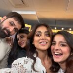 Shriya Saran Instagram – Happy faces 
@therealemraan 
@imouniroy 

Happiness