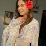 Shruthi Prakash Instagram - 🌺 MUA @chanchal_makeover21 #shrutiprakash #baraat #hindifeaturefilm #love #raipurdiaries #onset