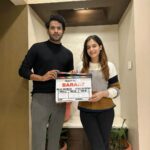 Shruthi Prakash Instagram – Meet Sanjana and Hrishabh.. Baraat main zaroor aana 🎥❤️

#shrutiprakash #hindiproject #excited #baraat #featurefilm #sawantank #shootbegins #yayy