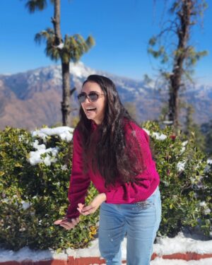 Shruti Marathe Instagram - #shimla #shoot #snow #love