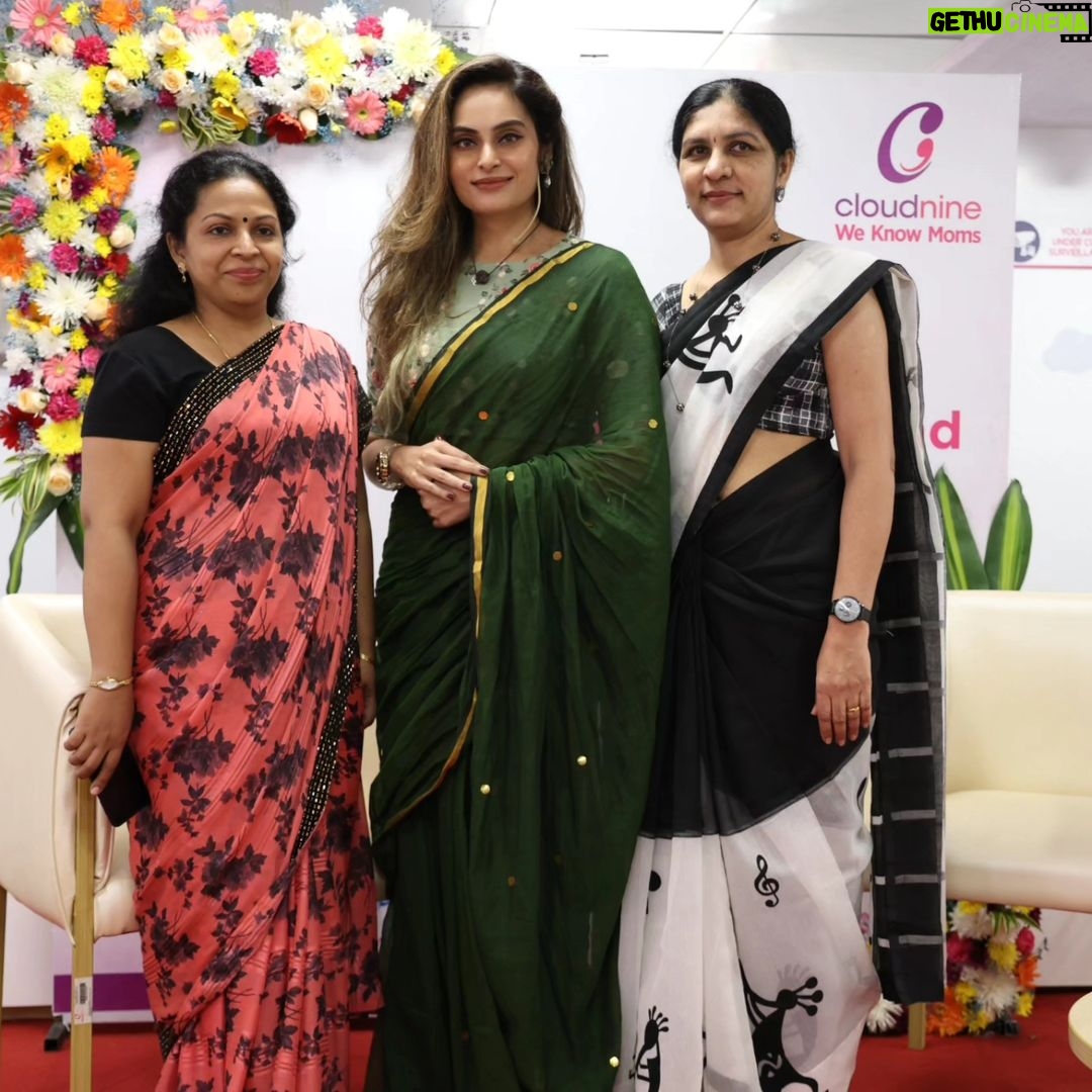 Shrutika Instagram - Stronger together! Joined the inspiring "Harmony in Health" event at Cloudnine Hospital, OMR, Chennai, to empower women to prioritize their health. I had the privilege of participating in a panel discussion with their leading gynecologists, sharing insights and experiences. Such a rewarding experience with a captivated audience!✨ Let's support each other on this journey towards holistic wellness! #wellnessempowerment #womenshealth #cloudninecare #weknowmoms