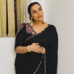 Shweta Menon Instagram - Stylist : @tharunya_vk Wardrobe: @m_designer_boutique Accessories: @dira_collections_ MUA : @abilashchickumakeupartist Kerala