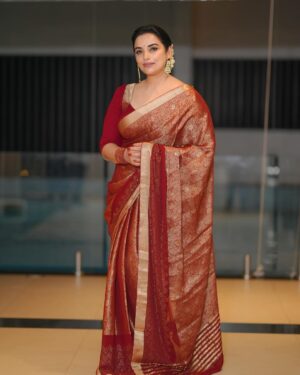 Shweta Menon Instagram - Stylist : @tharunya_vk
Wardrobe: @sajaasboutique
Accessories: @planetjewel
MUA : @abilashchickumakeupartist
Shots : @mr__photophile