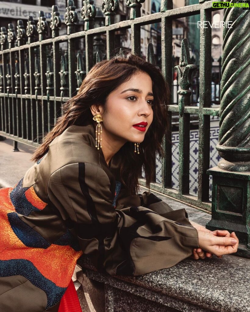 Shweta Tripathi Instagram - #Repost @reverie.india - Shweta Tripathi Sharma continues to captivate audiences with her talent and versatility, dominating screens and social media with her formidable presence and unwavering commitment to excellence, she shows no signs of slowing down. _____ Shweta is wearing Jacket @siddhantagrawallabel Dress @shopverb Earrings: @lovelate20s Footwear: @theatre.xyz _____ Photography : @abhijeetanand_ Styling : @shahriyar_Adil Styling team : @pratimajukalkar Hair & Makeup : @sofiexhmu__ #Reverieindia #Reveriefebcover #ShwetaTripathiSharma#lovelate20s #theatrexyz#HomegrownMagazine #VocalForLocal #digitalcover #heritage #charminar #hyderabad