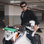 Siddharth Nigam Instagram - "Riding through life with style and attitude. 🏍️💨 #BikerVibes 🏍️- @ultraviolette_automotive