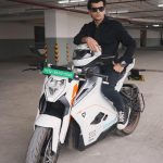 Siddharth Nigam Instagram - "Riding through life with style and attitude. 🏍️💨 #BikerVibes 🏍️- @ultraviolette_automotive