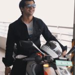 Siddharth Nigam Instagram - "Riding through life with style and attitude. 🏍️💨 #BikerVibes 🏍️- @ultraviolette_automotive