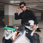 Siddharth Nigam Instagram - "Riding through life with style and attitude. 🏍️💨 #BikerVibes 🏍️- @ultraviolette_automotive