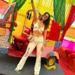Sidhika Sharma Instagram - Holi hai 💚💙💜🤎🧡💛 Razzberry Rhinoceros