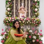 Sidhika Sharma Instagram - Ganpati bappa mourya 😃😍