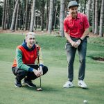 Simon Minter Instagram – @sebcbrown4 coaching me to be the next McIlroy, give me 10 years.
📷: @saltergolf