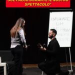Simone Paciello Instagram - PROPOSTA DI MATRIMONIO SUL PALCO DURANTE IL NOSTRO SPETTACOLO 💍💒❤️