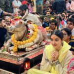 Simrat Kaur Instagram - Har har Mahakal ❤️🙏🏻… divine and magical 🧿 Mahakaleshwar Ujjain