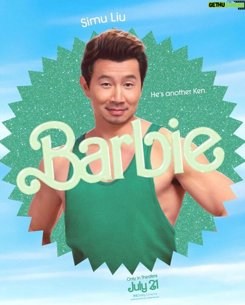 Simu Liu Instagram - it’s barbie time july 21st (kens can come too)