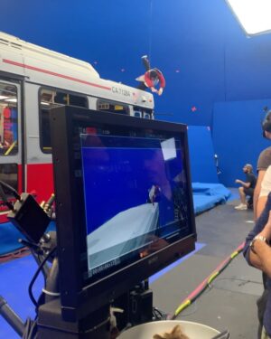 Simu Liu Instagram - Every breathtaking stunt in our movie is the result of months of previsualization, choreography, rehearsal, rigging and testing before we get to the shoot day. And as far as stunt teams went, we had the very best in the world.

Stunts like this baseball slide off the front of a bus felt straightforward in rehearsal, but was a whole different ballgame once you factored in the hydraulics and the wind machines.

When you insist on practical effects, you pay the human price. The bumps and scrapes add up and in my case resulted in my knee swelling up to the size of a tennis ball after this day. Still, they had to drag me off that bus; I wanted to go over and over again, until it was perfect, and then some. I loved every second of it.

Catch @ShangChi and the Legend of the Ten Rings in cinemas now, and witness some of the most incredible action sequences to grace the MCU!
