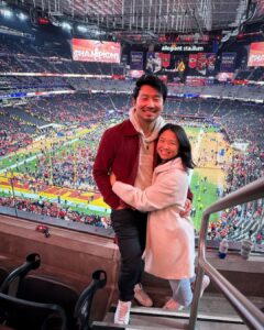 Simu Liu Instagram - happy valentines darling 🤍 id fly in from tokyo for your super bowl any day ;)