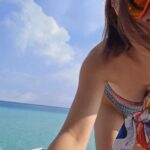 Sirin Horwang Instagram - ปลาฉลามแน่ๆ #photobomb 🤣🤣🦈🦈 #swimsaicxkaosupassara SO/ Maldives