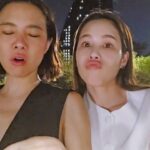 Sirin Horwang Instagram - Last night with #นิษฐา @benraviyanun.t 🤣🤣🤣 2ทุ่มกว่าเอง น้องสาวหาวเก่งมากกก 🫣😅🤣🥰 see u again soon ❤️ #ชีวิตภาคสอง