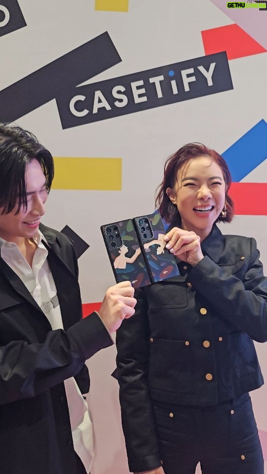 Sirin Horwang Instagram - @casetify × @gongkan_ 🤪🤪❤️❤️