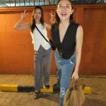 Sirin Horwang Instagram - Last night with #นิษฐา @benraviyanun.t 🤣🤣🤣 2ทุ่มกว่าเอง น้องสาวหาวเก่งมากกก 🫣😅🤣🥰 see u again soon ❤️ #ชีวิตภาคสอง