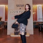 Sirin Horwang Instagram - Captured last night at #LVtheplace ค่ำๆ วีดีโอมาเพิ่ม 🤣🤣 wowza @louisvuitton