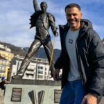 Sirvan Khosravi Instagram –  Freddie Mercury Statue, Montreux, Switzerland