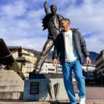 Sirvan Khosravi Instagram –  Freddie Mercury Statue, Montreux, Switzerland