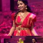 Sivaangi Krishnakumar Instagram – Happy to have performed this classic in Kalaignar 100 with @haricharanmusic anna🥰
Thanks to @mediamasons for the opportunity who have also directed this act @ravoofa.h.k @prathimacuppala . Thankyou @dineshmaster_official for the choreography . Thanks to Directors Union , Tamilnadu Film Producers council , Lingusamy sir , Charan sir and Kalaignar TV. 
@tfpcoffl @kalaignartvofficial