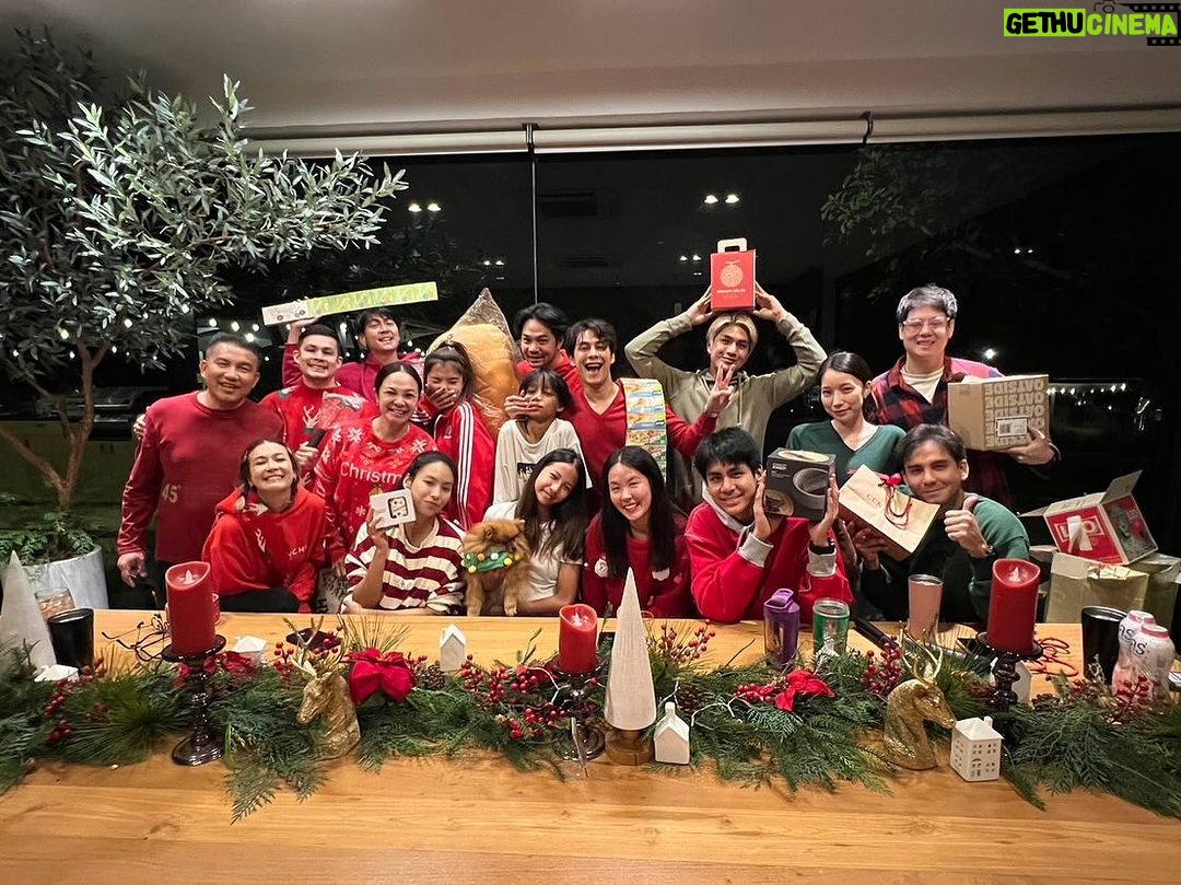 Siwat Chotchaicharin Instagram - Happy time with my gang 🎄✨❤️ #landofuscamp🏕️🍃 @landofuscamp