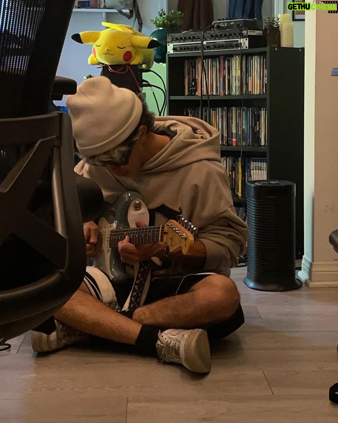 Sky Katz Instagram - music making 👩🏻🍼 Working