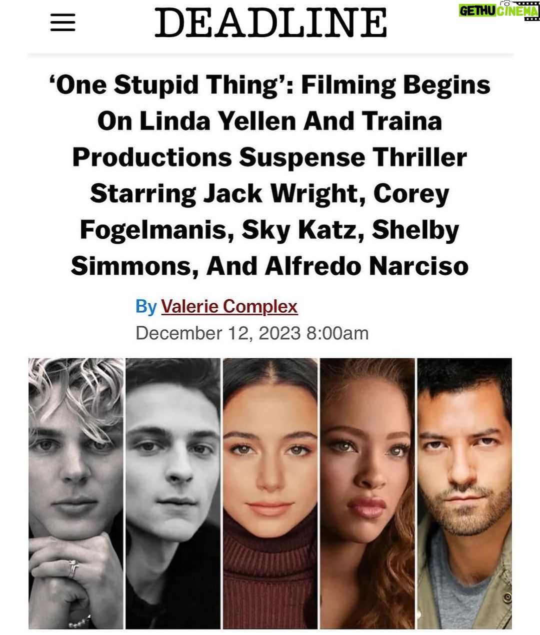 Sky Katz Instagram - so happy to be a part of this amazing project 💫🖤