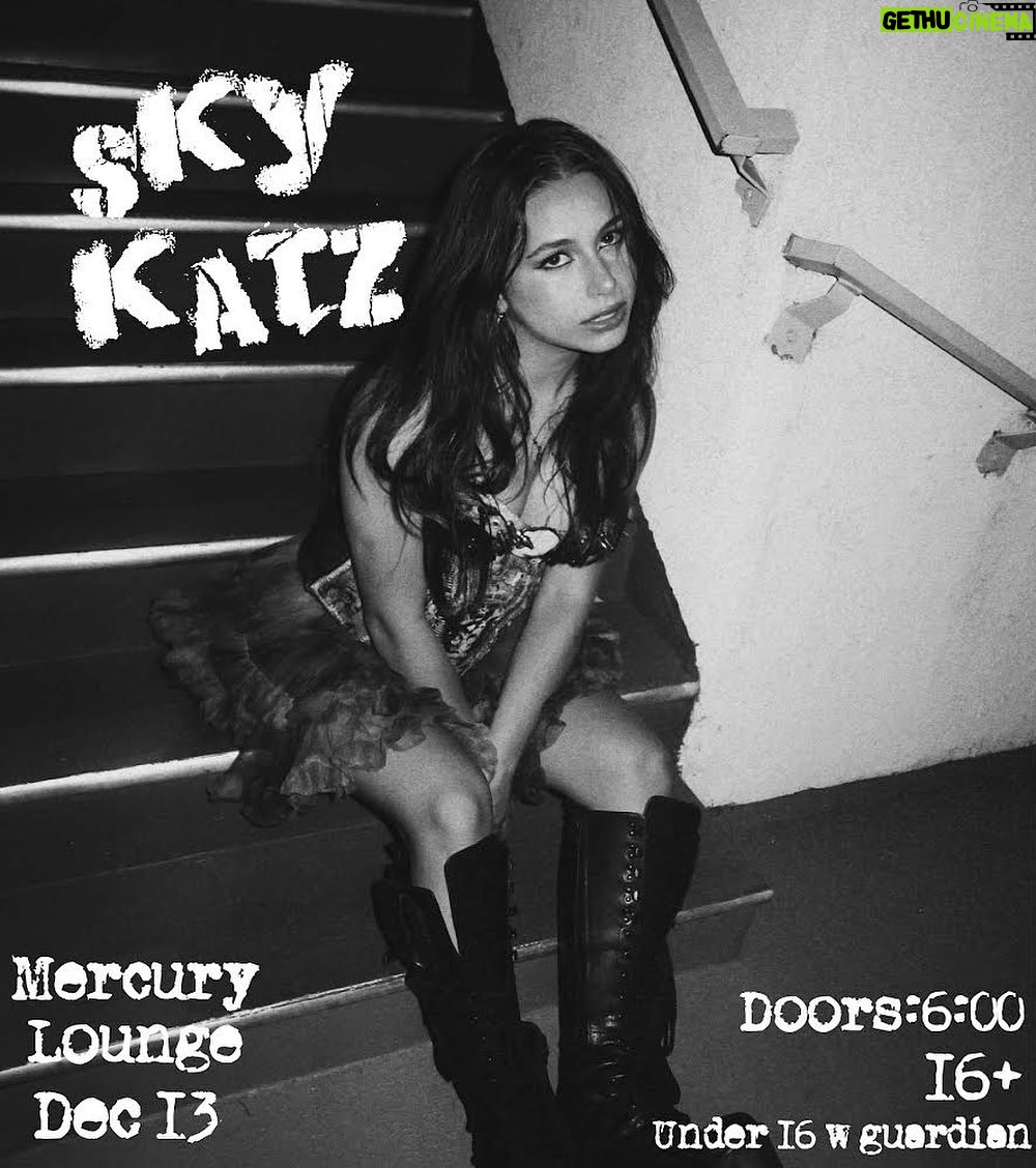 Sky Katz Instagram - my new york people.. i better see you all soon 🖤 birthday concert baby !!!