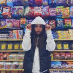 Sky Katz Instagram - a snack in front of snacks