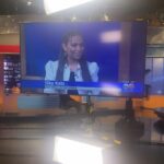 Sky Katz Instagram - thank you @cbsnews for having me 🖤 Surviving Summer see you soon 🙈