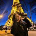 Sky Katz Instagram - i’m a very happy gal in paris Eiffel Tower