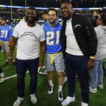 Skylar Astin Instagram – Had a blast at #BattleOfTheGOATS for 
The @chargers Impact Fund 🏈 
Swipe ➡️ for Touchdown 
📸 @baaphotographyy SoFi Stadium