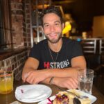 Skylar Astin Instagram - Everybody’s working for the weekend / bread pudding. 🍞 🍹 Vancouver, British Columbia