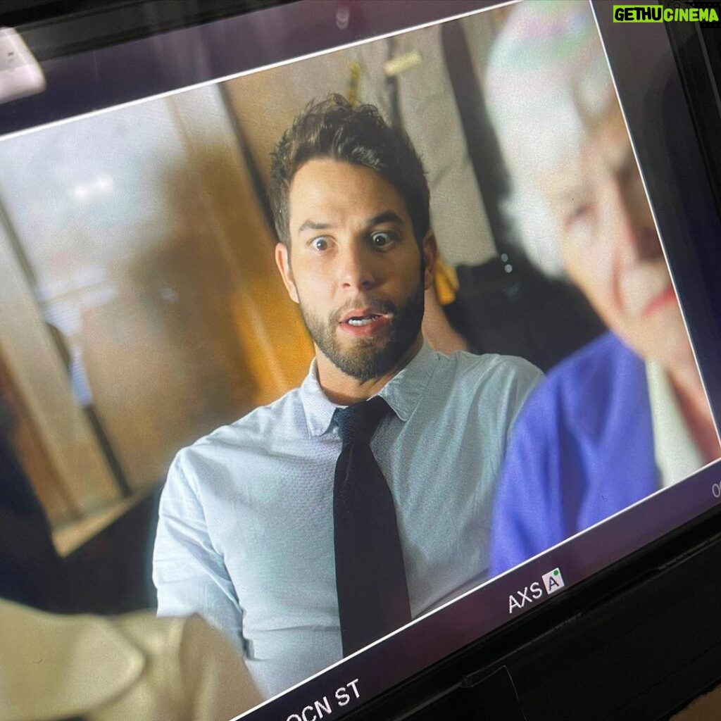 Skylar Astin Instagram - How I feel about Day 1 of @sohelpmecbs and the journey ahead! 👀