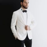 Skylar Astin Instagram - 🤍🖤 Gentler Scarface 🖤🤍 Photographer: @francisgum Suit: @jackvictorofficial Stylist: @benjaminholtrop Stylist Assistant: @emilykejohnson Grooming: @biabiabia Tailoring: @carlos_thetailor Los Angeles, California