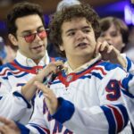Skylar Astin Instagram – Last night was 10/10! The @nyrangers advance in the playoffs! Swipe for Team Synergy and @gatenm123 and I’s costume change to switch up to the Juju!! 🔴🔵
📸 @mfarsi Madison Square Garden