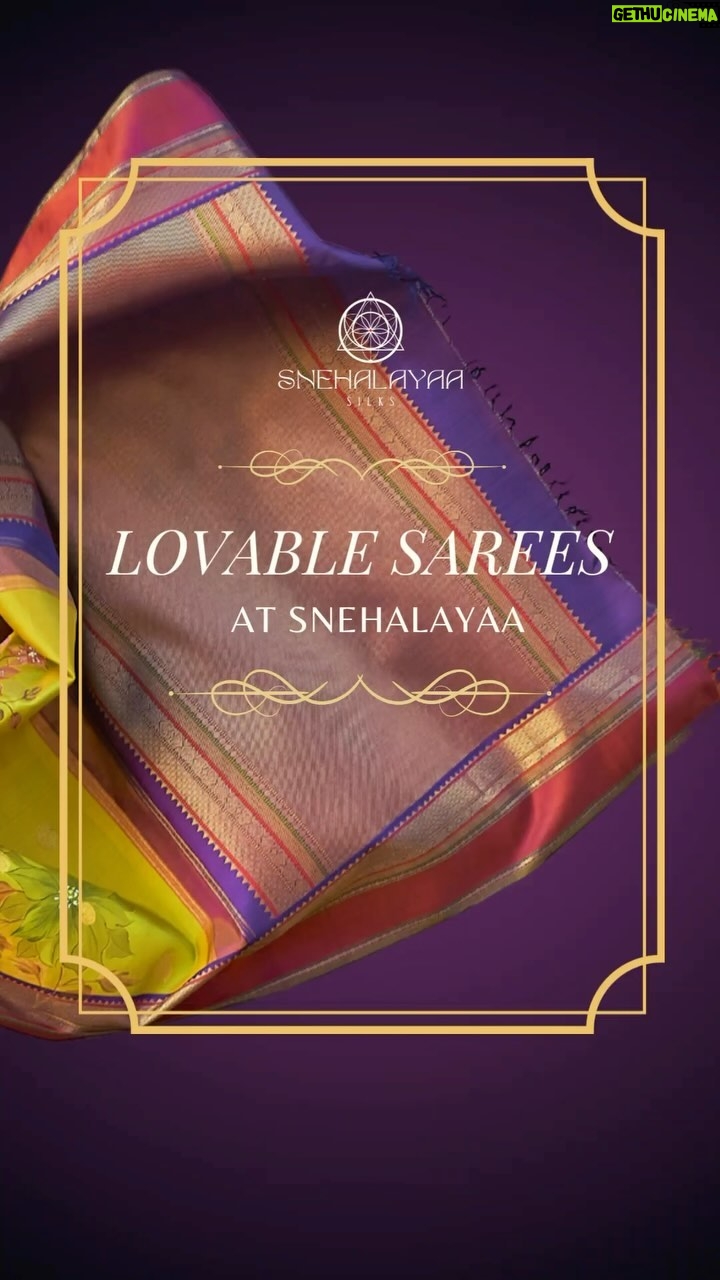 Sneha Instagram - Embrace the elegance of Snehalayaa sarees, where luxurious silk meets intricate designs and shimmering gold zari work. Let your saree shine with grace and beauty! 💫✨ 📍Address: No.23 , Venkatanarayana Road, T.Nagar, Chennai, Tamil Nadu - 600017 🕰️ Timings - 11 AM - 9.30 PM #snehalayaamagic #luxurioussarees #intricatedesigns #shimmeringzari #peacockborders #elegantsarees
