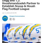 Snoop Dogg Instagram - What was just an idea. Is now a reality today @tjhoush84 🤟🏿💯 🏈 thank u 2 so many 4 helping make this happen @snoopandhoushflagfootball Los Angeles, California