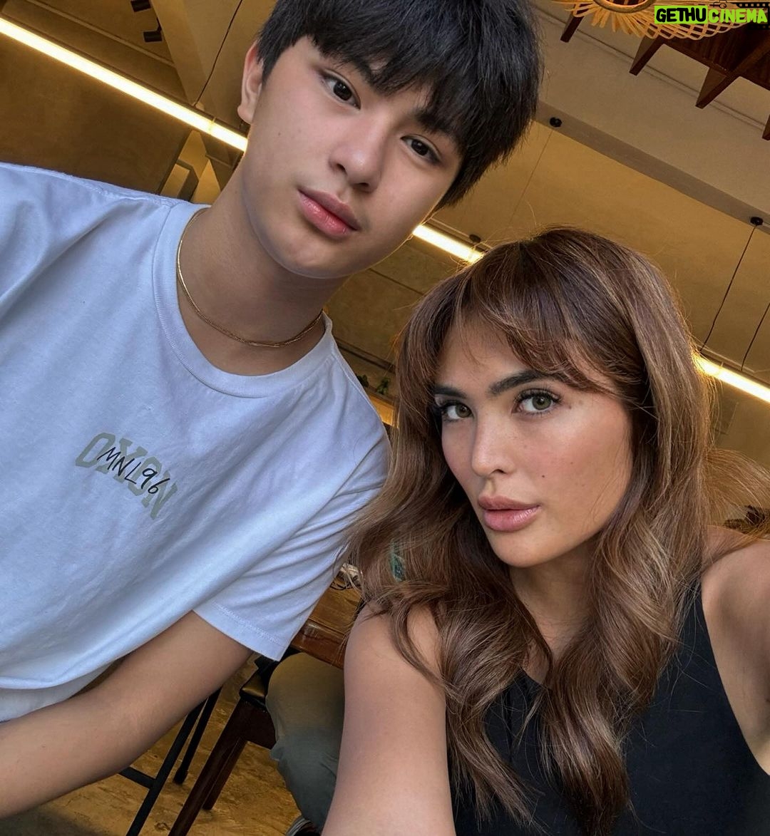 Sofia Andres Instagram - cousin love @keiandresss 🌚