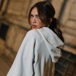 Sofia Andres Instagram – staying cozy and chic. 🐯 Milan, Italy
